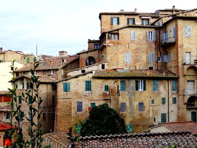 Picturesque houses old building