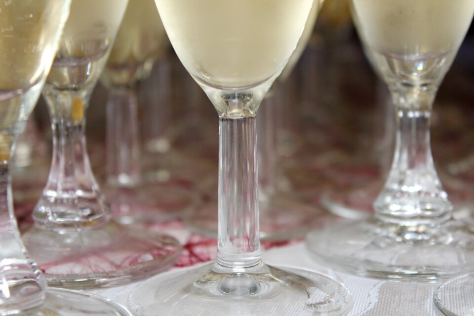 Champagne glasses glass