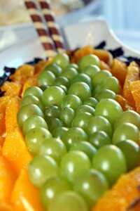 Oranges chocolate dessert