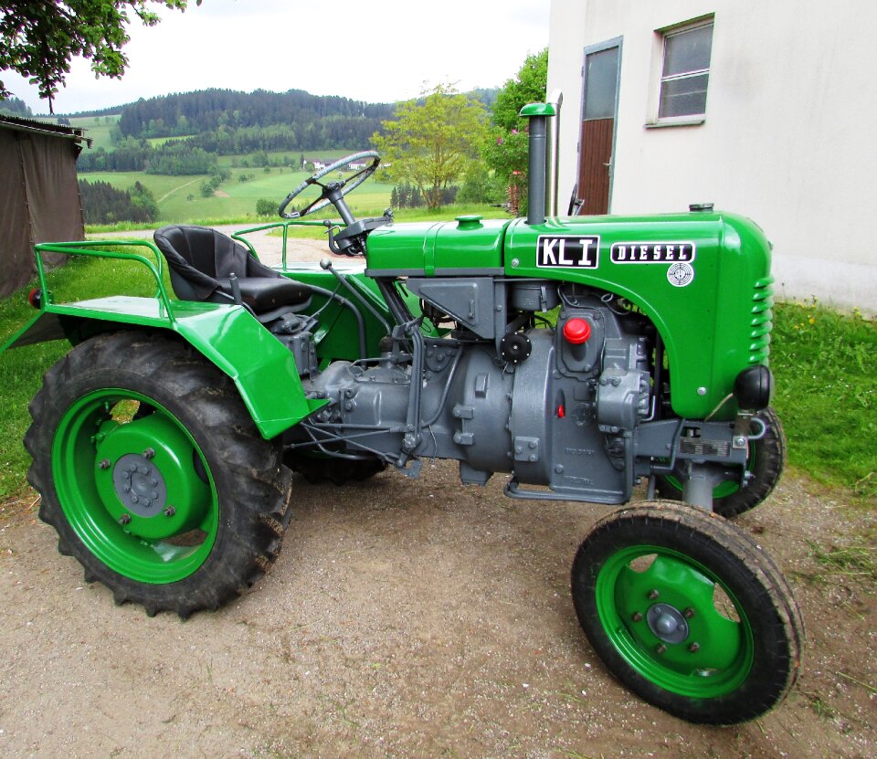 Oldtimer agriculture commercial vehicle