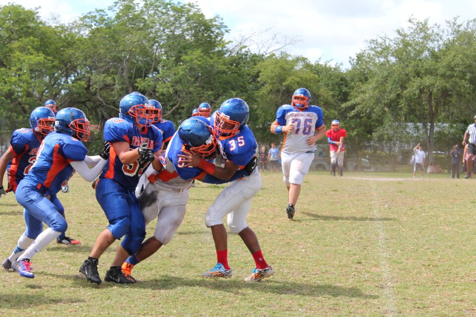 Playing competition gridiron