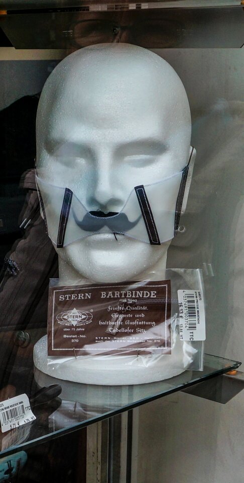 Bart display dummy styrofoam head