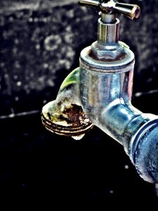 Drop of water drip garden
