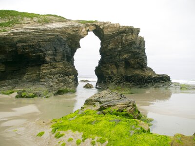 Arc cathedrals beach ribadeo photo