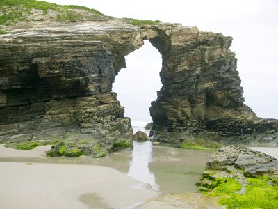 Arc cathedrals beach ribadeo photo