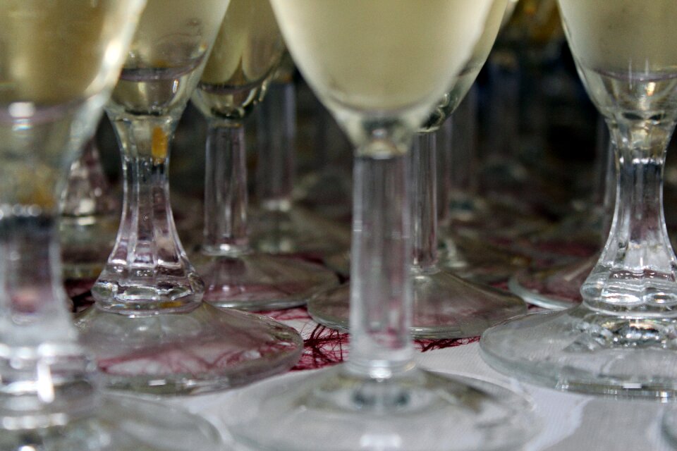 Champagne glasses glass