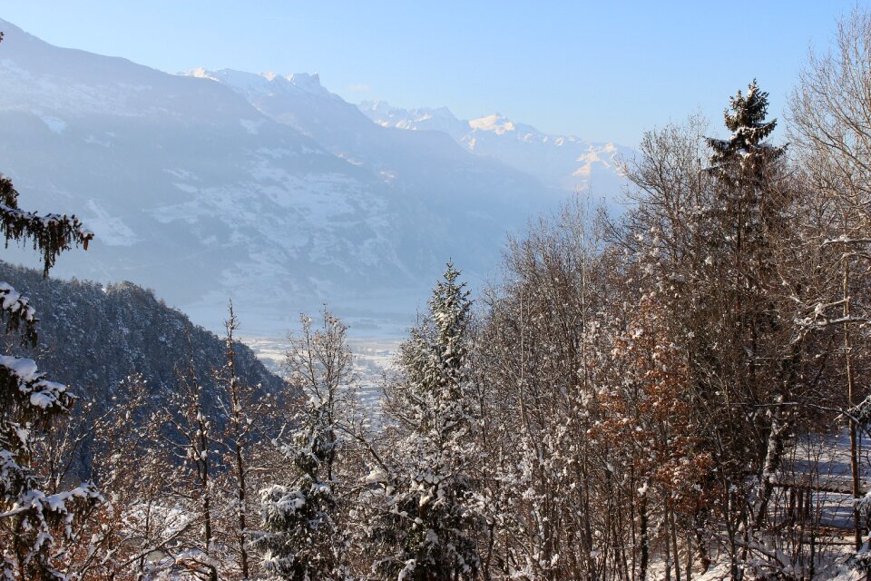 Landscape switzerland winter