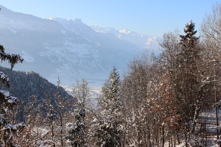 Landscape switzerland winter