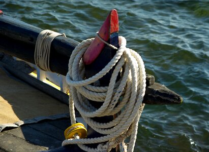 Boat rope old rig