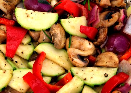 Fry colorful onion