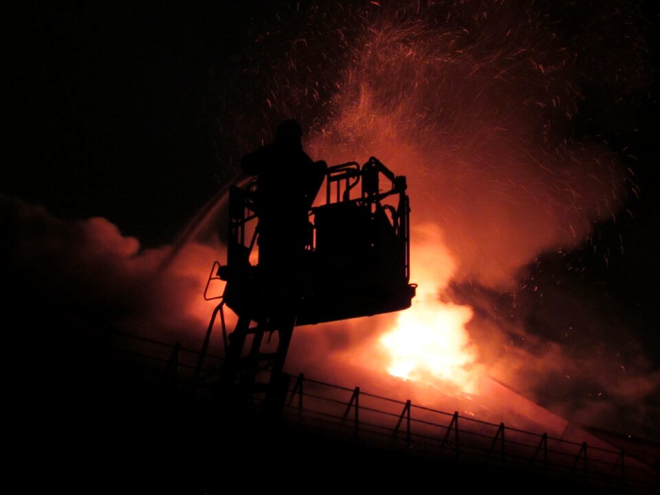 Emergency fireman helmet