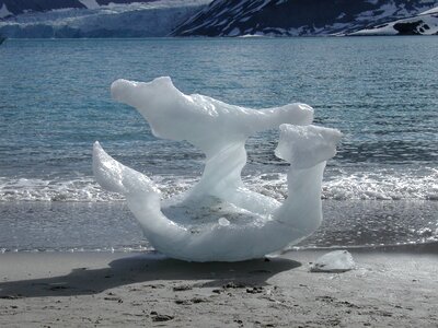 Ice spitsbergen cold photo