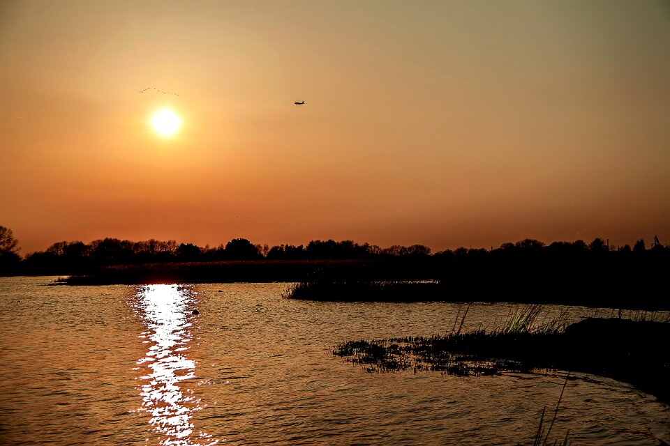 Day sunset landscape