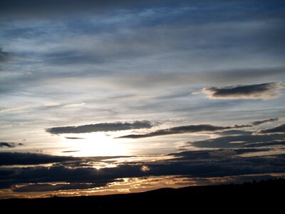Landscape marsh twilight