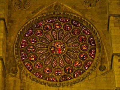 Cathedral church stained glass window