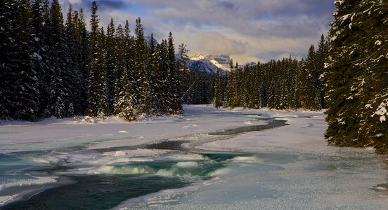 Ice water landscape photo
