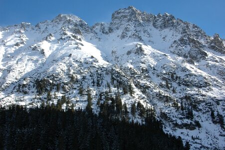 Tatry winter mountains photo