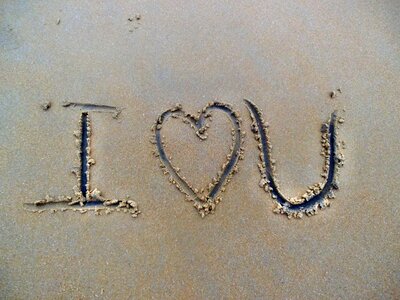 On beach sand
