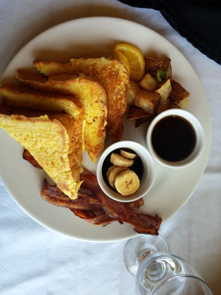 Bananas bacon water