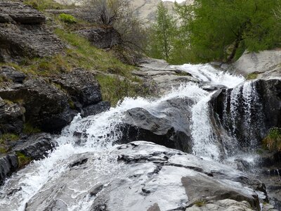 Spring water alps photo