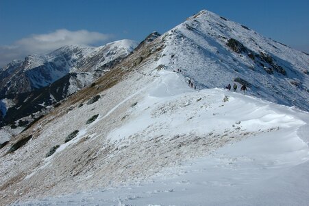 Tatry winter mountains