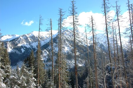 Tatry winter mountains