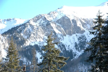 Tatry winter mountains photo