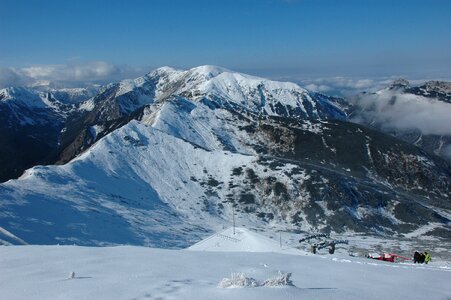 Tatry winter mountains