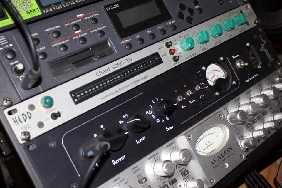 Recording studio music sound