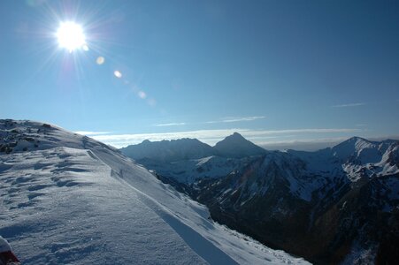Tatry winter mountains
