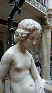 Girl white sculpture