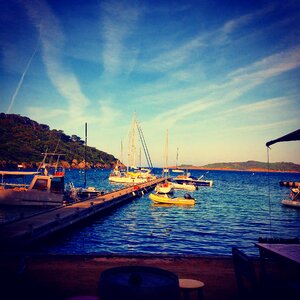 Sand boats port