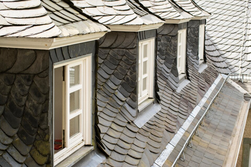 Roofing slate grey