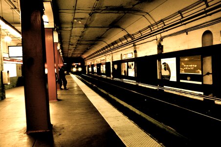 Underground station transportation photo