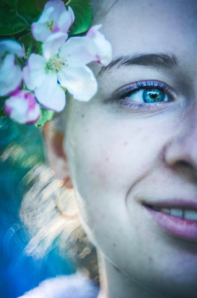 Female beauty model