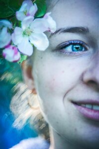 Female beauty model