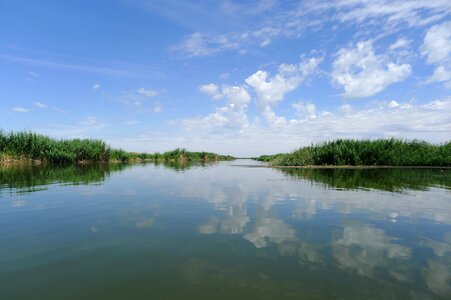 Mongolia landscape reflection