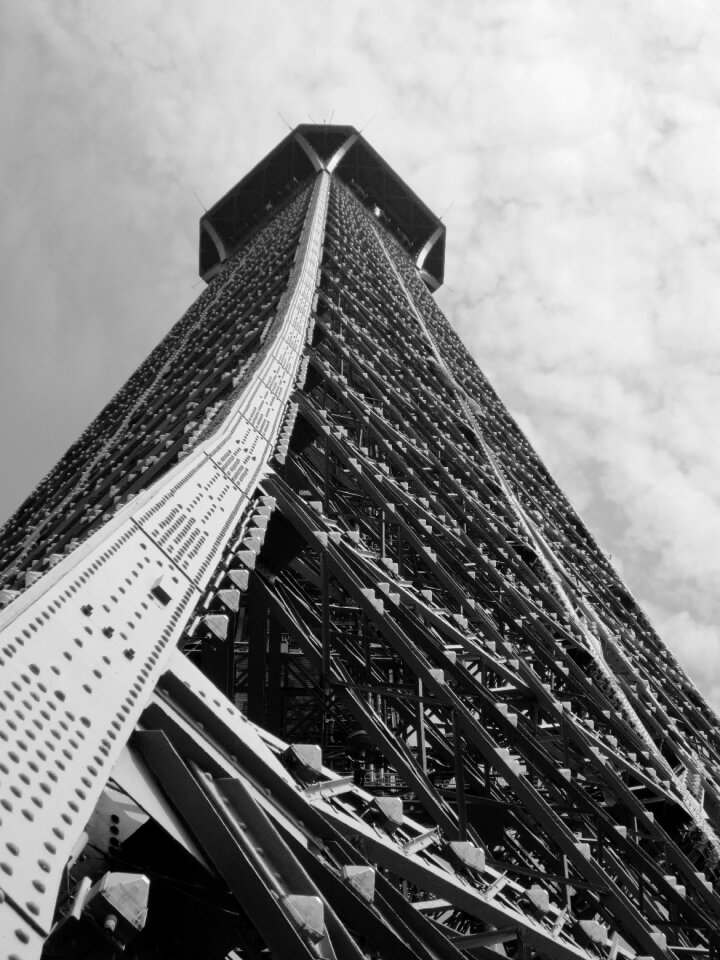 Black and white travel europe