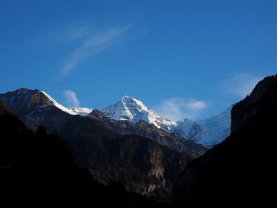 Series 4000 lauterbrunnen mountain peak photo