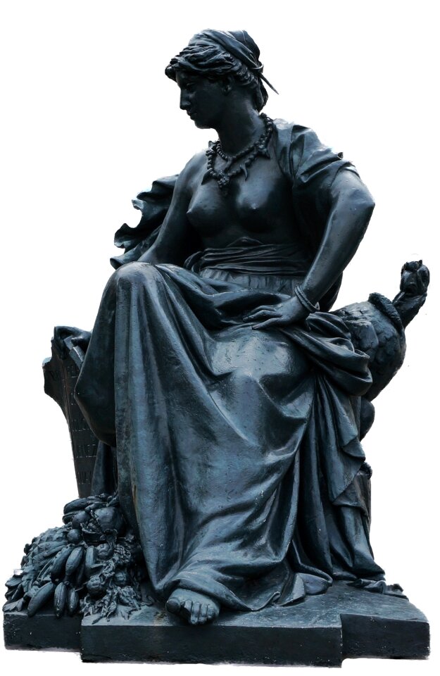Figure sculpture metal