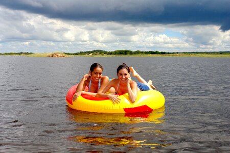 Girls beauty lake