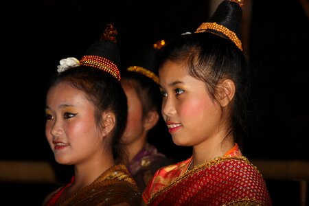 Beauty faces costume