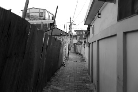 Jeonju republic of korea black and white