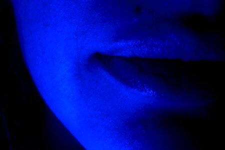 Face sexy blue face