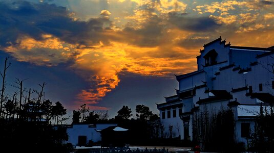 Intangible cultural heritage park hefei intangible cultural heritage park night view