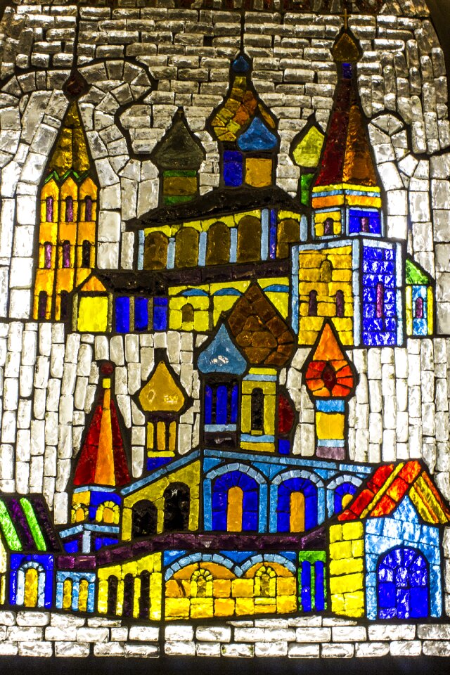 Mosaic color finish
