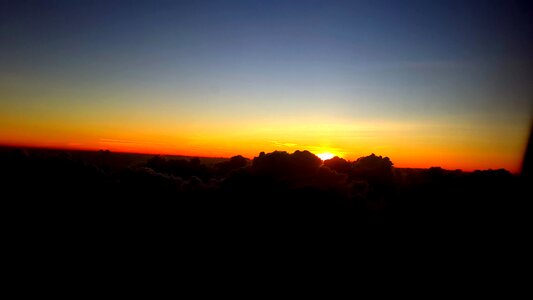 Sunset horizon infinity