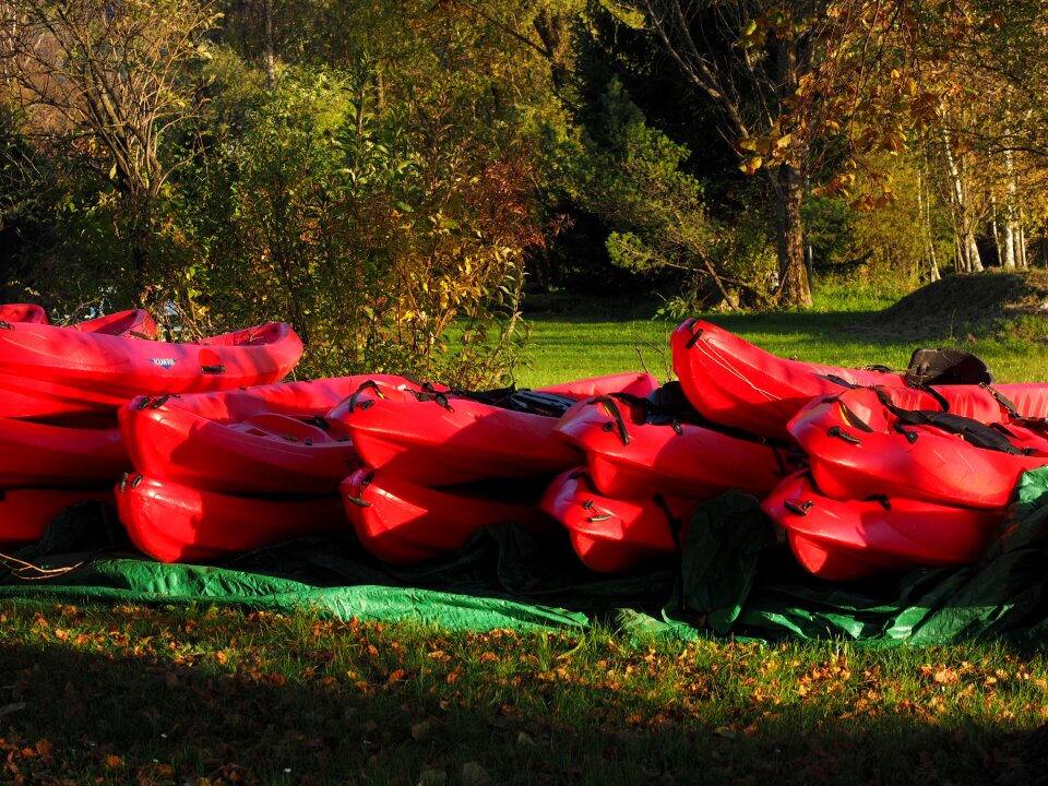 Canoeing boat paddle