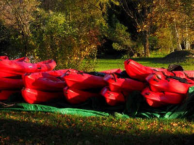 Canoeing boat paddle
