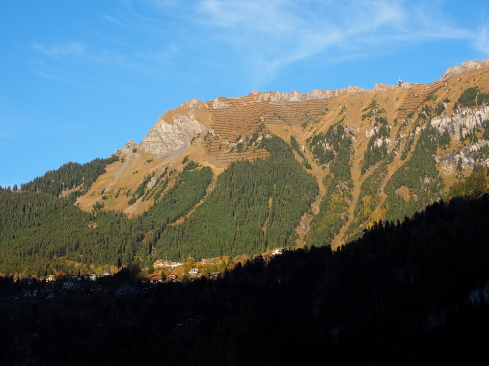 Cableway wengen-male cable car wengen-male